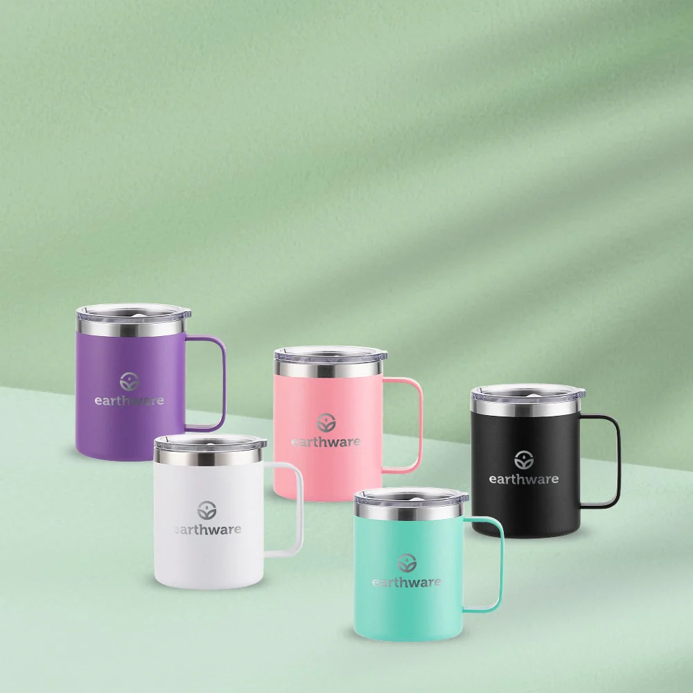 Premium Insulated Travel Cup - Black (355ml) - Image 3