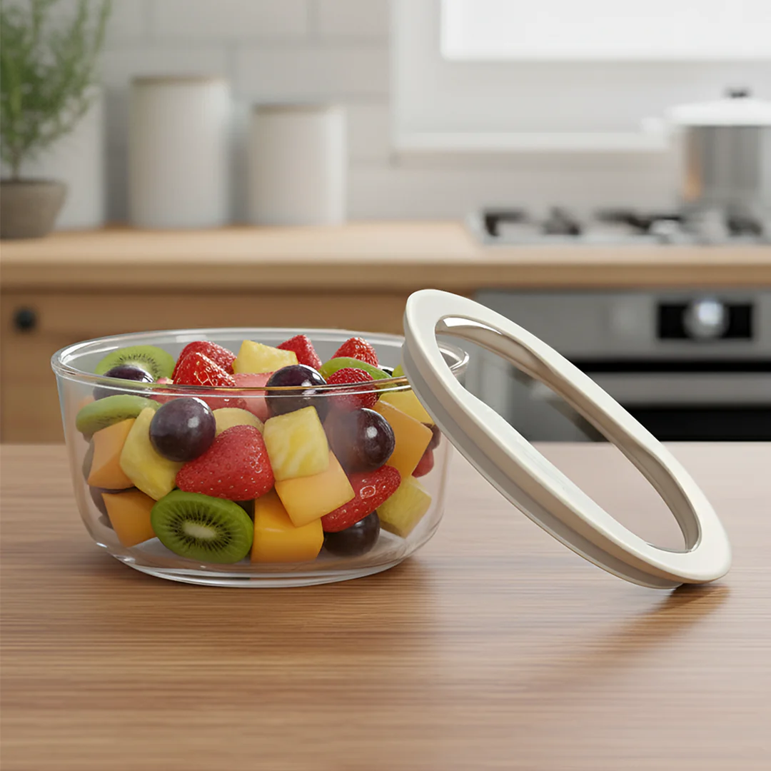 Glass Food Storage Containers - Circle - 4 Pack - Image 6