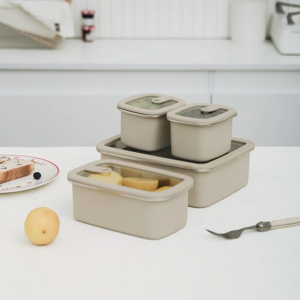 Stainless Steel Food Storage Container - Rectangle (2900ml) - Image 5